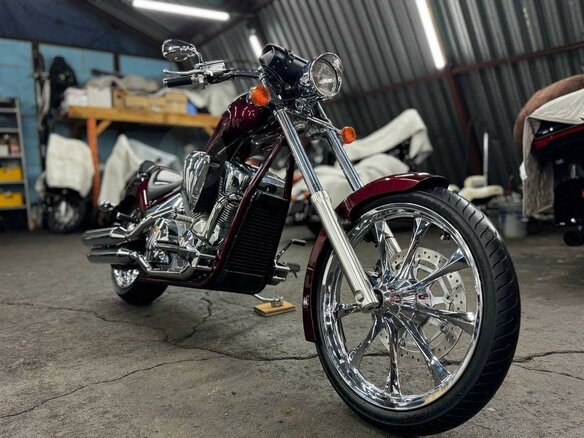 2009 Honda VT 1300CX Fury, пурпурный, 850000 рублей