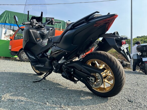 2022 Yamaha TMAX, синий - вид 20