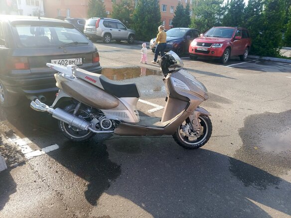 2016 Irbis GS 150, серебристый, 45000 рублей
