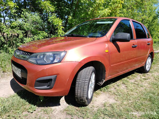 2013 Lada (ВАЗ) Kalina II, оранжевый, 390000 рублей, вид 1