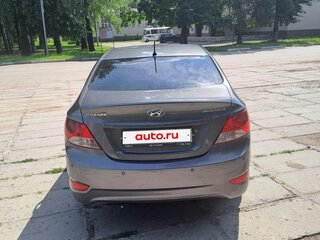 2013 Hyundai Solaris I, чёрный, 660000 рублей, вид 3