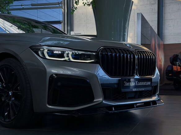 2020 BMW 7 серии 740d xDrive VI (G11/G12) Рестайлинг, серый, 7000000 рублей - вид 8