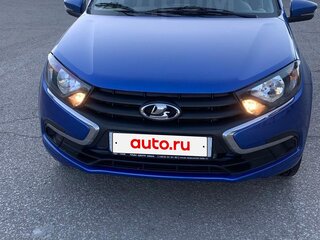 2021 Lada (ВАЗ) Granta I Рестайлинг, синий, 850000 рублей, вид 2