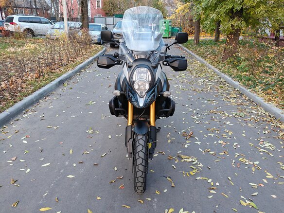 2015 Suzuki V-Strom 1000, чёрный, 750000 рублей - вид 6