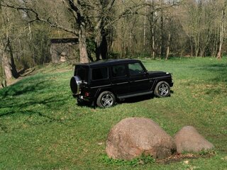 2008 Mercedes-Benz G-Класс AMG 55 AMG I (W463) Рестайлинг, чёрный, 4300000 рублей, вид 3