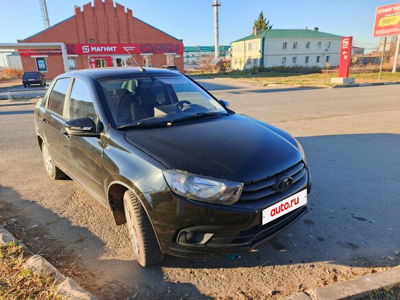 2023 Lada (ВАЗ) Granta I Рестайлинг, чёрный, 600000 рублей - вид 1