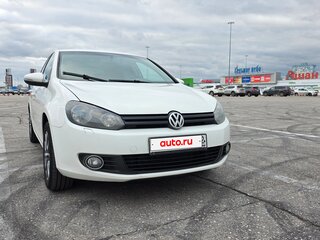 2012 Volkswagen Golf VI, белый, 730000 рублей, вид 3