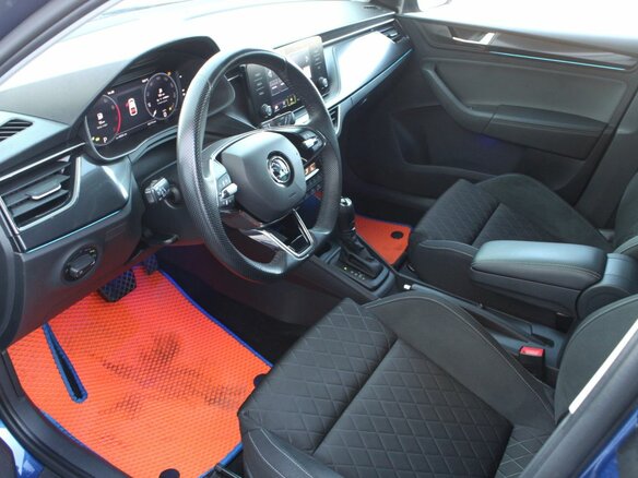 2021 Skoda Rapid II, синий, 1860000 рублей - вид 17