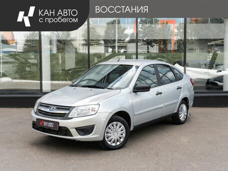2018 Lada (ВАЗ) Granta I, серебристый, 379100 рублей, вид 1