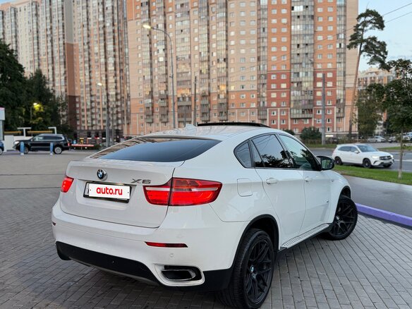 2012 BMW X6 40d I (E71) Рестайлинг, белый - вид 10