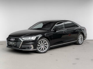 2019 Audi A8 Long 55 TFSI IV (D5), чёрный, 3909000 рублей, вид 1