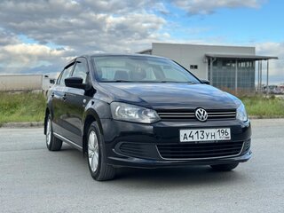 2013 Volkswagen Polo V, чёрный, 779000 рублей, вид 4