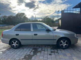 2008 Hyundai Accent ТагАЗ II, бежевый, 435000 рублей, вид 4