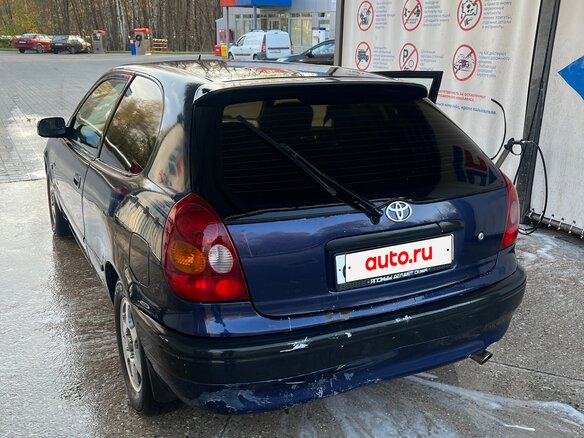 2001 Toyota Corolla i VIII (E110) Рестайлинг, синий, 350000 рублей - вид 2