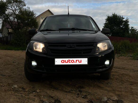 2013 Lada (ВАЗ) Granta I, чёрный, 300000 рублей - вид 8