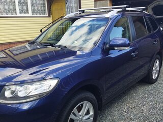 2011 Hyundai Santa Fe II Рестайлинг, синий, 1600000 рублей, вид 3