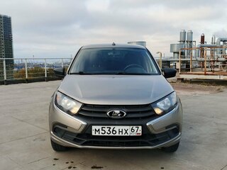 2020 Lada (ВАЗ) Granta I Рестайлинг, серый, 525000 рублей, вид 3