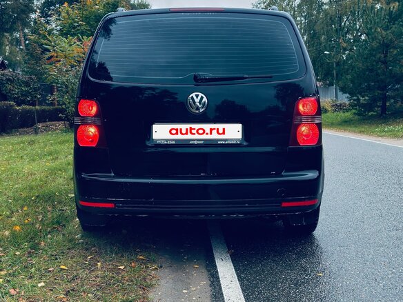 2007 Volkswagen Touran I Рестайлинг, чёрный, 379000 рублей - вид 2