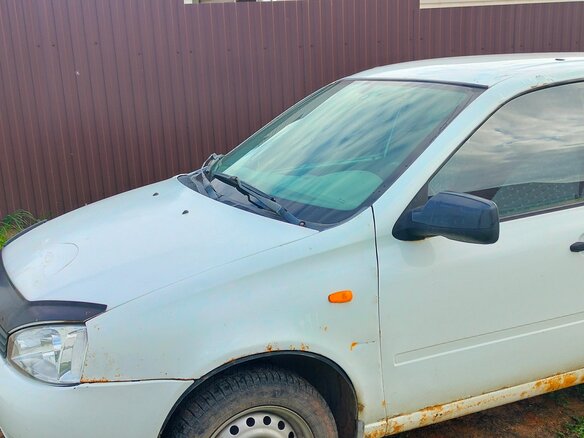 2011 Lada (ВАЗ) Kalina I, белый, 170000 рублей - вид 7