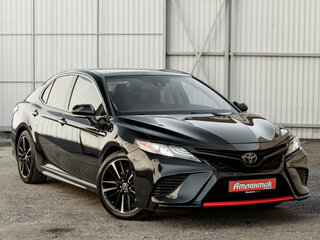 2018 Toyota Camry US Market VIII (XV70), чёрный, 2990000 рублей, вид 3