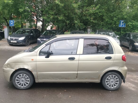 2005 Daewoo Matiz I Рестайлинг, бежевый, 135000 рублей - вид 3
