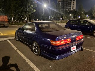 1997 Toyota Mark II VIII (X100), синий, 690000 рублей, вид 1