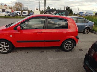 2007 Hyundai Getz I Рестайлинг, красный, 330000 рублей, вид 5