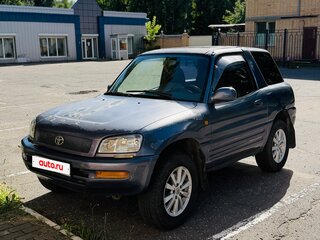 1996 Toyota RAV4 I (XA10), голубой, 375000 рублей, вид 3