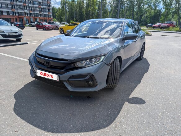 2018 Honda Civic X, серый, 1550000 рублей - вид 6