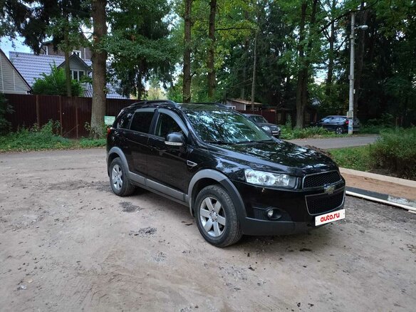 2012 Chevrolet Captiva I Рестайлинг, чёрный, 1195000 рублей - вид 1