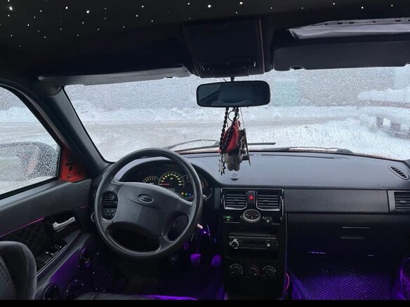2009 Lada (ВАЗ) Priora I, оранжевый, 310000 рублей - вид 4