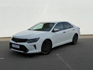 2016 Toyota Camry US Market VII (XV50) Рестайлинг, белый, 1460000 рублей, вид 1
