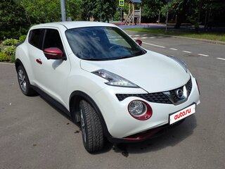 2015 Nissan Juke I Рестайлинг, белый, 1099000 рублей, вид 2