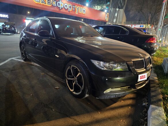 2005 BMW 3 серии 325i V (E90/E91/E92/E93), чёрный, 1400000 рублей
