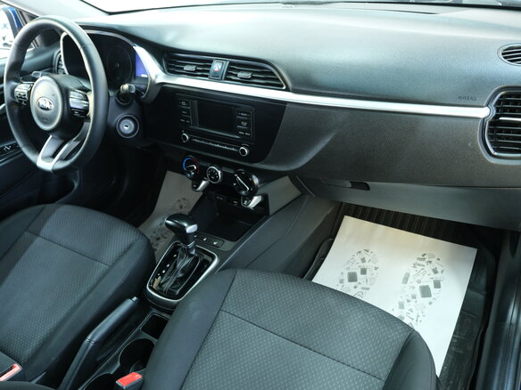 2021 Kia Rio X IV Рестайлинг, синий, 1449000 рублей - вид 17