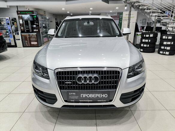 2012 Audi Q5 8tiptronic I (8R), серебристый, 1250000 рублей - вид 1