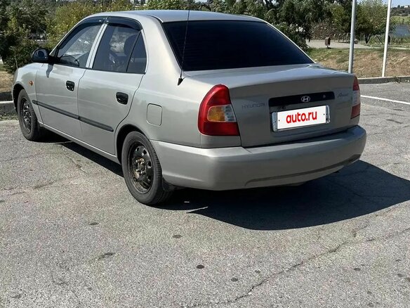 2007 Hyundai Accent ТагАЗ II, бежевый, 450000 рублей - вид 3