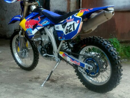 2008 Yamaha WR450F, синий, 350000 рублей, вид 3