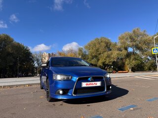 2011 Mitsubishi Lancer X Рестайлинг, синий, 850000 рублей, вид 5