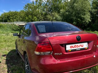 2012 Volkswagen Polo V, красный, 620000 рублей, вид 3