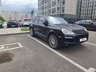 2008 Porsche Cayenne Turbo I Рестайлинг (957), чёрный, 1300000 рублей, вид 2