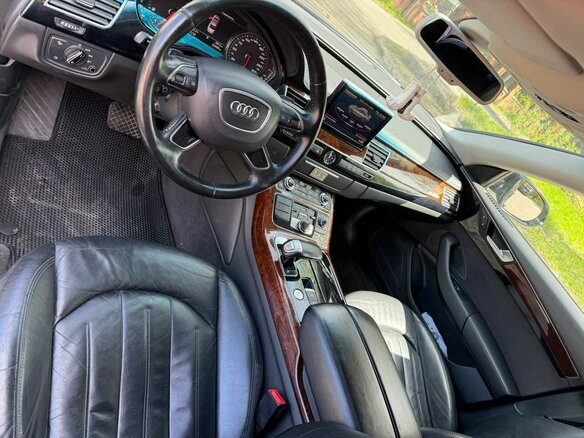 2011 Audi A8 Long III (D4), чёрный, 1220000 рублей - вид 8