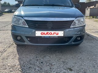2014 Renault Logan I Рестайлинг, синий, 370000 рублей, вид 1