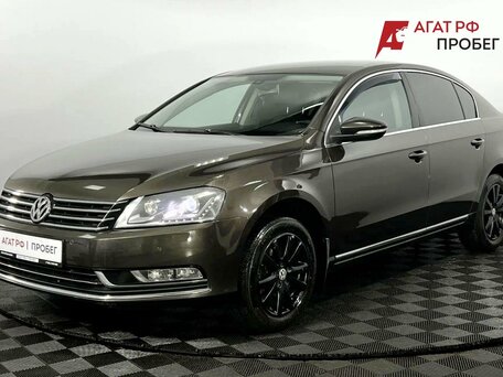 2011 Volkswagen Passat B7, коричневый, 1235000 рублей, вид 2