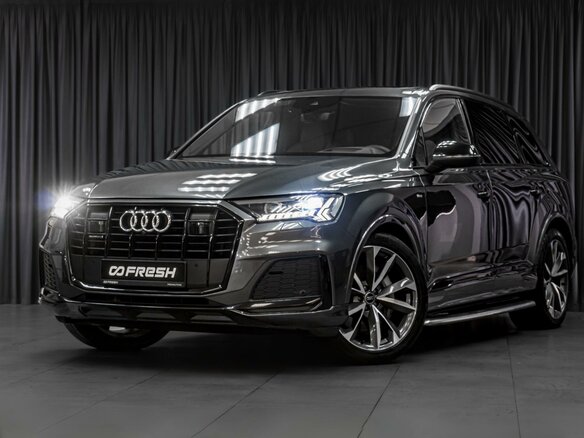 2023 Audi Q7 50 TDI II (4M) Рестайлинг, серый, 11499000 рублей - вид 9
