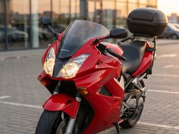 2002 Honda VFR 800, красный, 330000 рублей