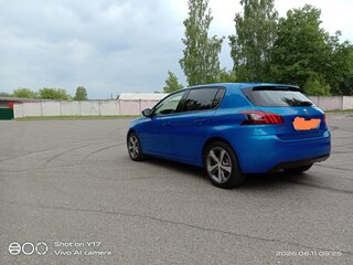2021 Peugeot 308 II Рестайлинг, синий, 890000 рублей, вид 3