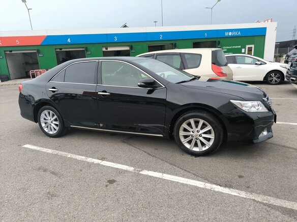 2012 Toyota Camry VII (XV50), чёрный, 1220000 рублей - вид 6
