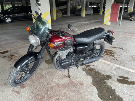 2012 Kawasaki W 800, красный, 355000 рублей, вид 1