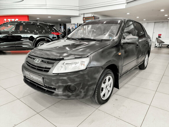 2012 Lada (ВАЗ) Granta I, чёрный, 180000 рублей